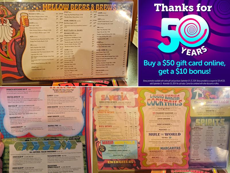 Mellow Mushroom Mount Pleasant Menu