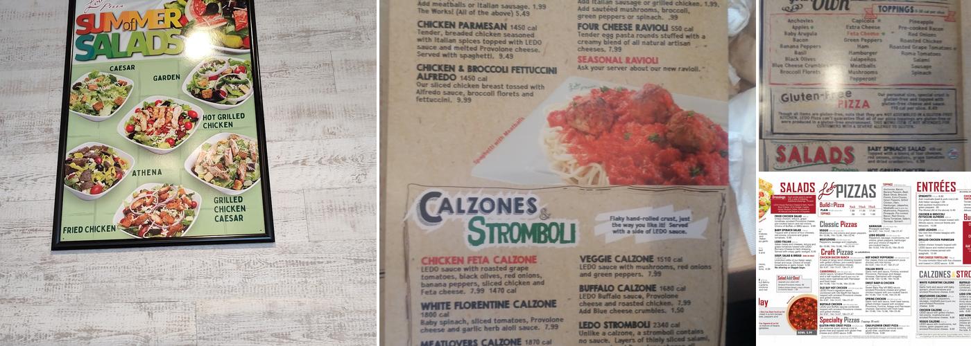 Ledo Pizza Menu