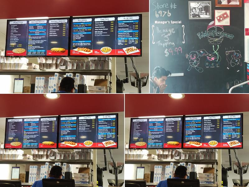 Domino's Pizza Menu