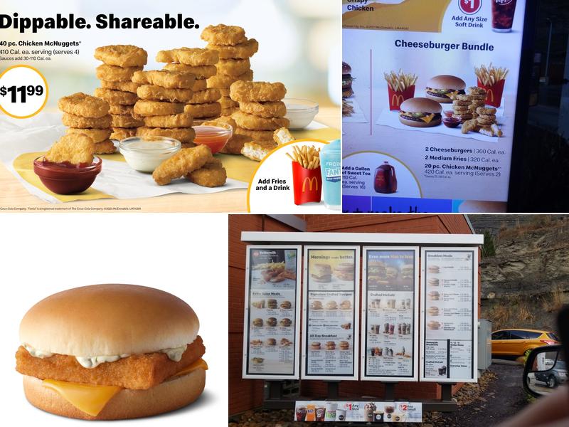 McDonald's Menu