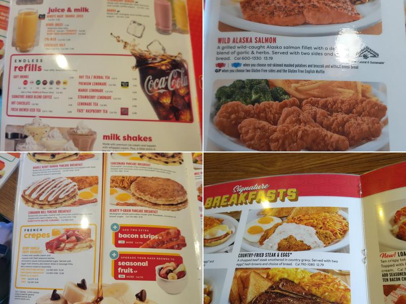 Denny's Menu