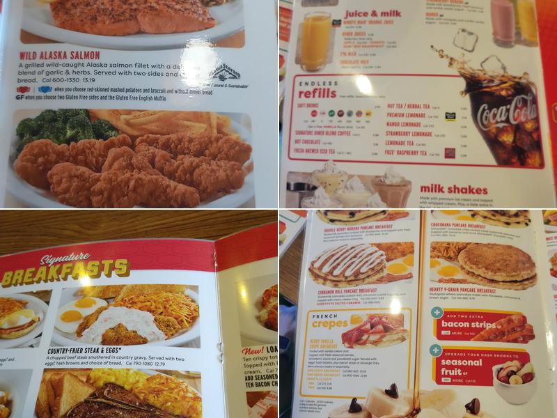Denny's Menu