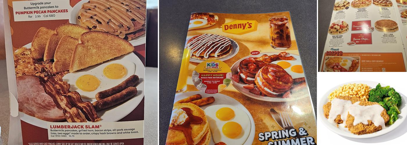 Denny's Menu