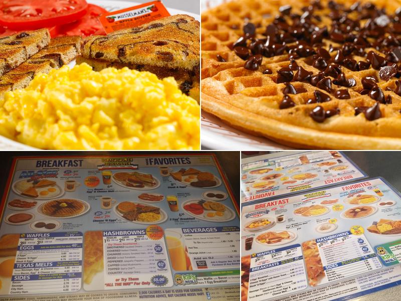 Waffle House Menu