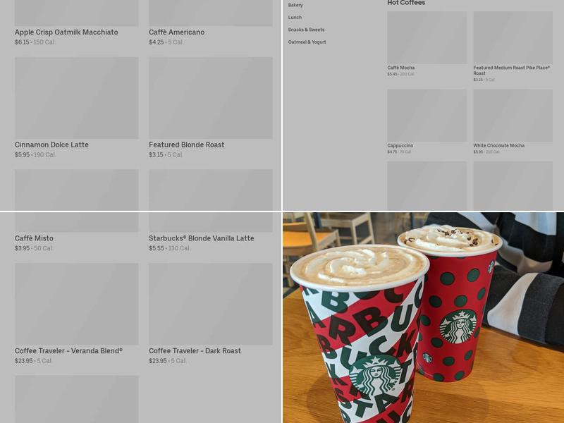 Starbucks Menu