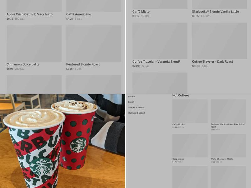 Starbucks Menu