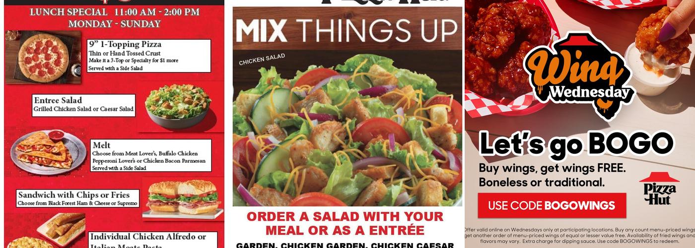 Pizza Hut Menu