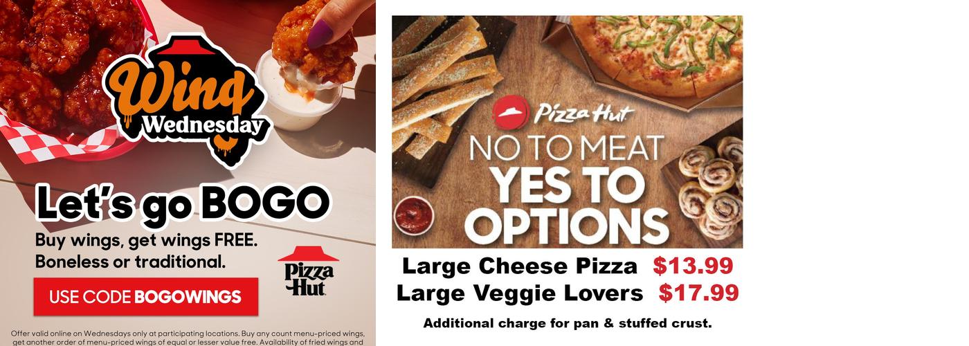 Pizza Hut Menu
