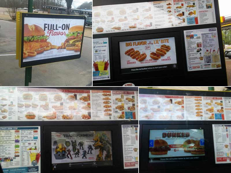 Sonic Drive-In Menu