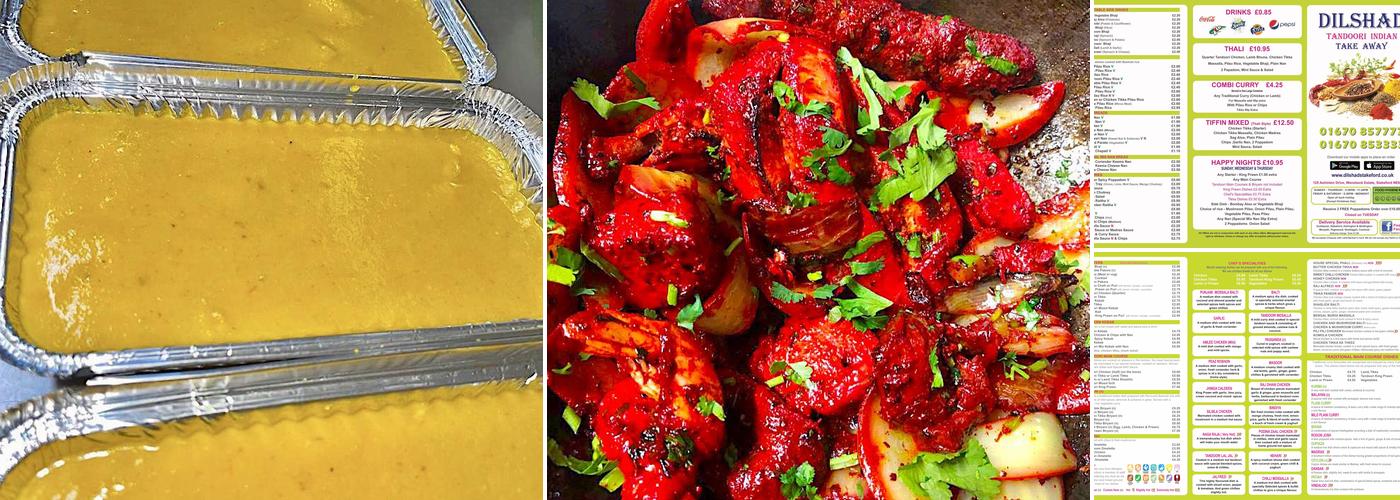 Dilshad Tandoori Indian Takeaway Menu