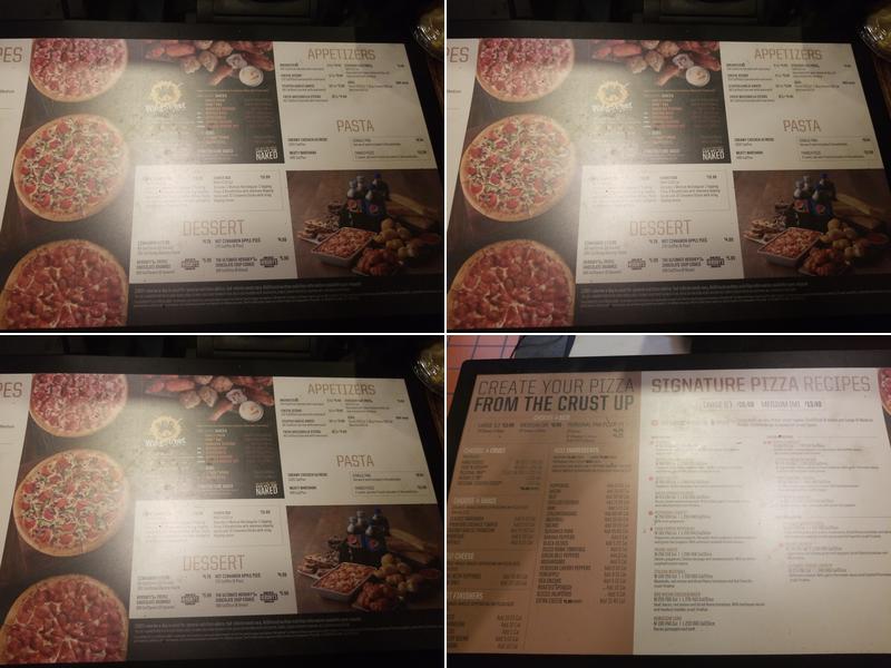 Pizza Hut Menu