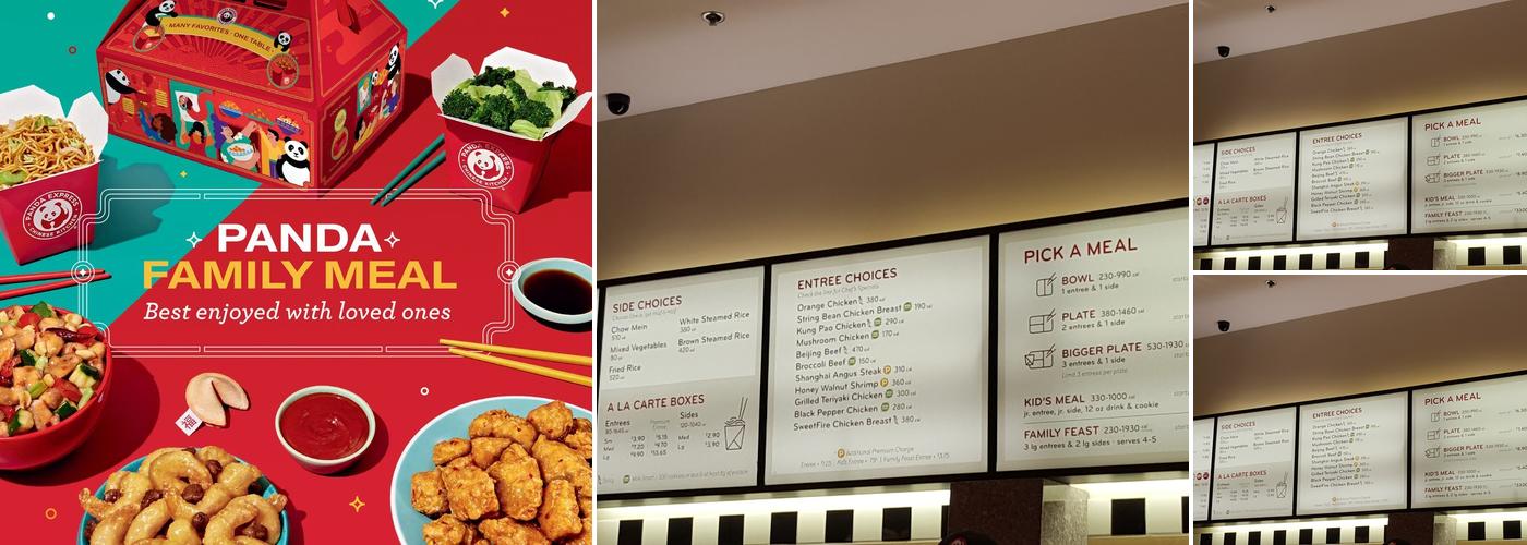 Panda Express Menu