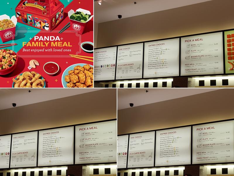 Panda Express Menu