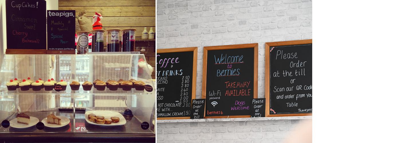 Bernie's of Ingleton Menu