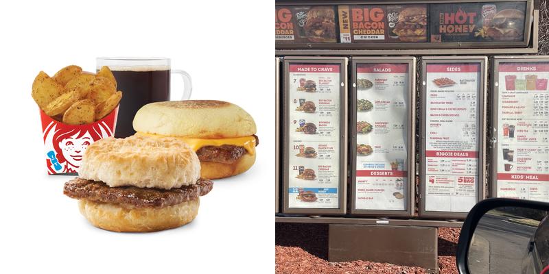 Wendy's Menu