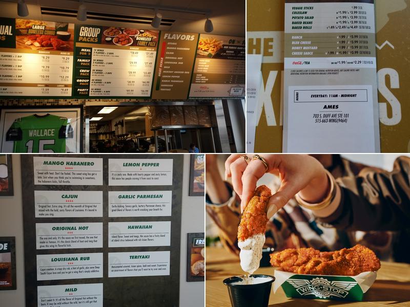 Wingstop Menu
