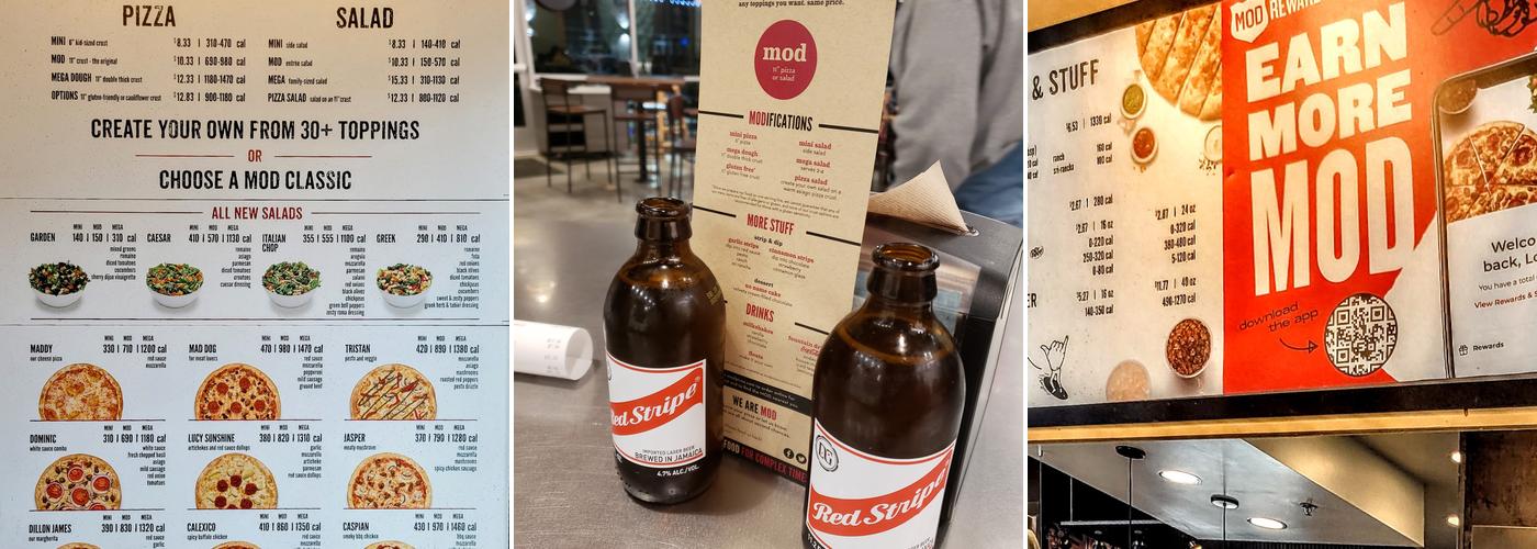MOD Pizza Menu