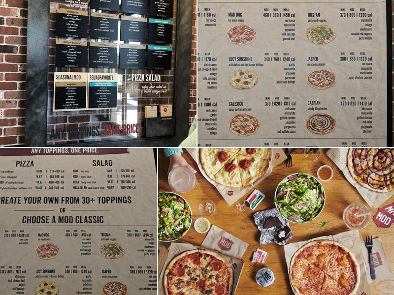 MOD Pizza Menu