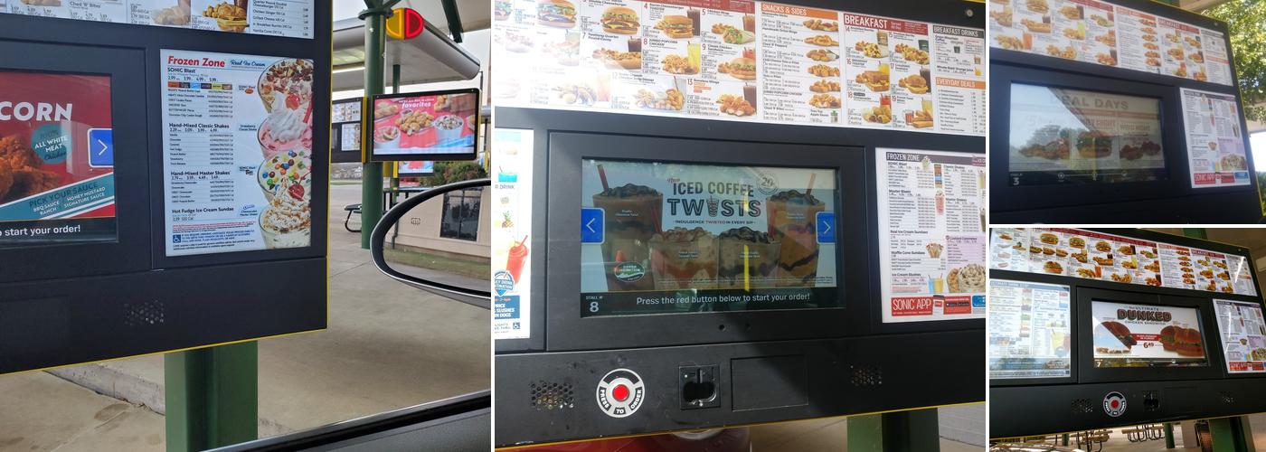Sonic Drive-In Menu