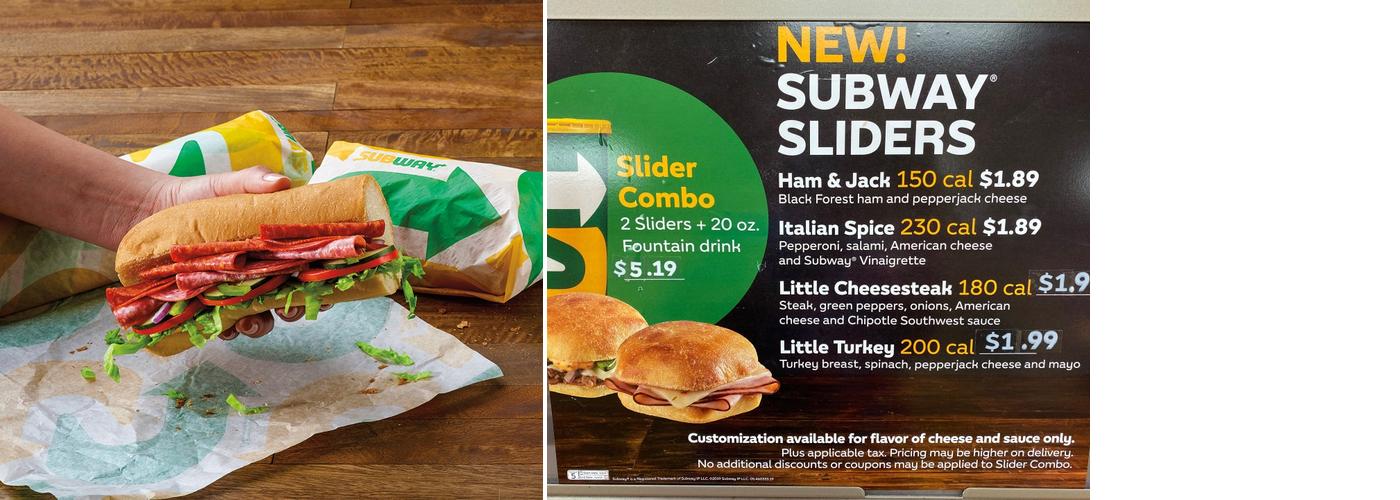 Subway Menu