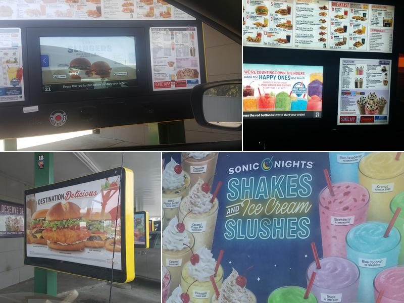 Sonic Drive-In Menu