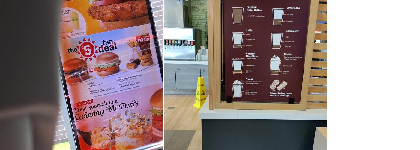 McDonald's Menu