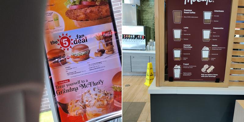 McDonald's Menu