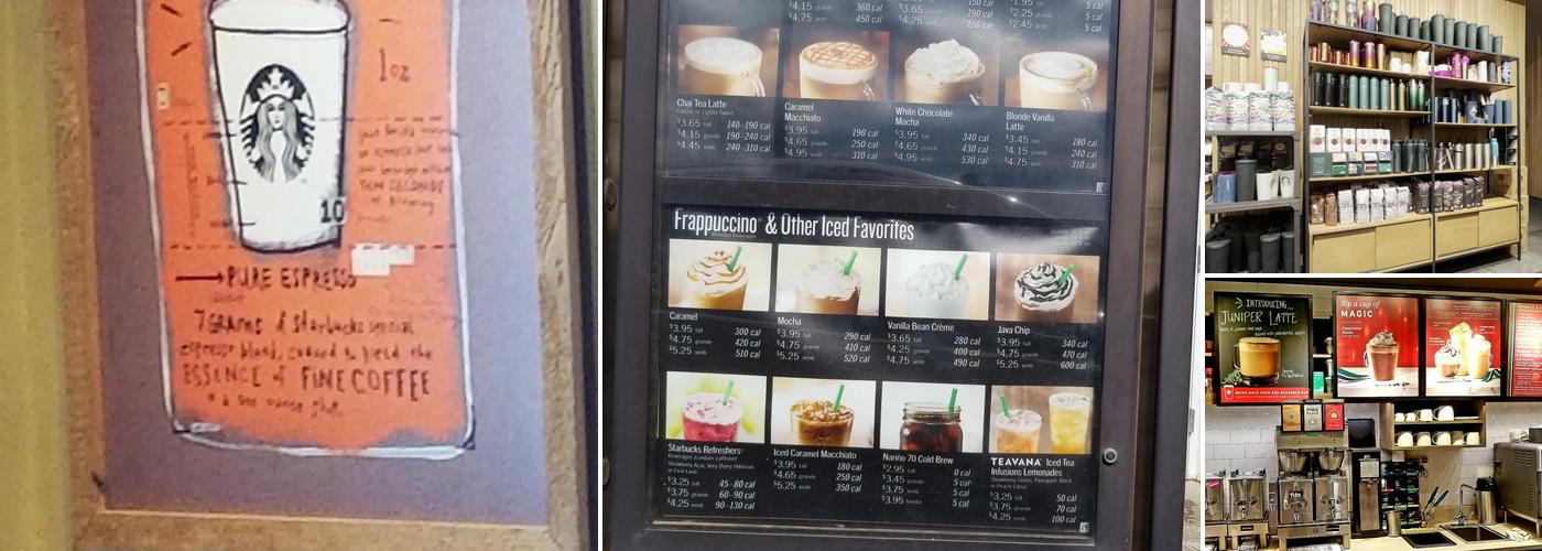 Starbucks Coffee Company Menu