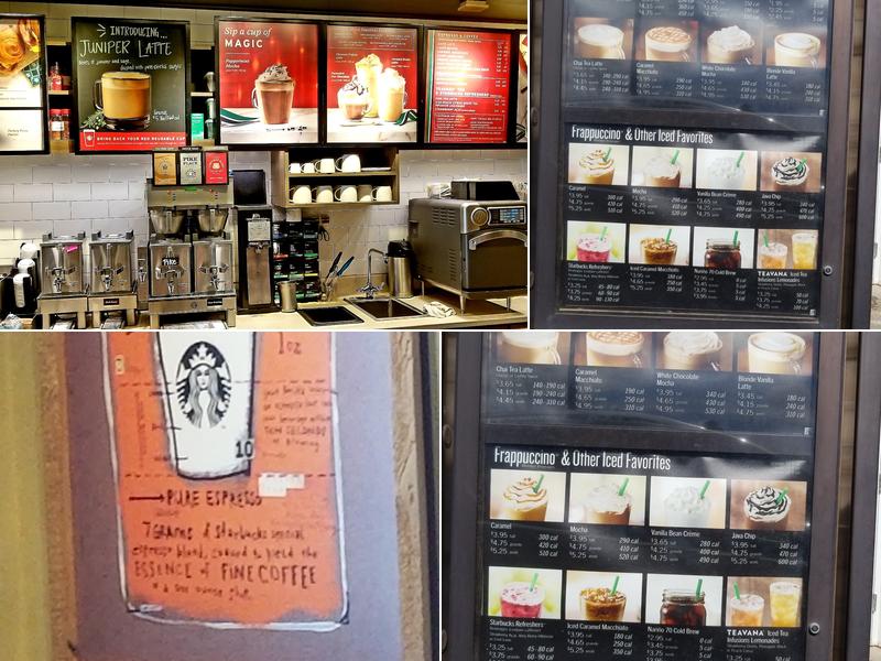 Starbucks Menu