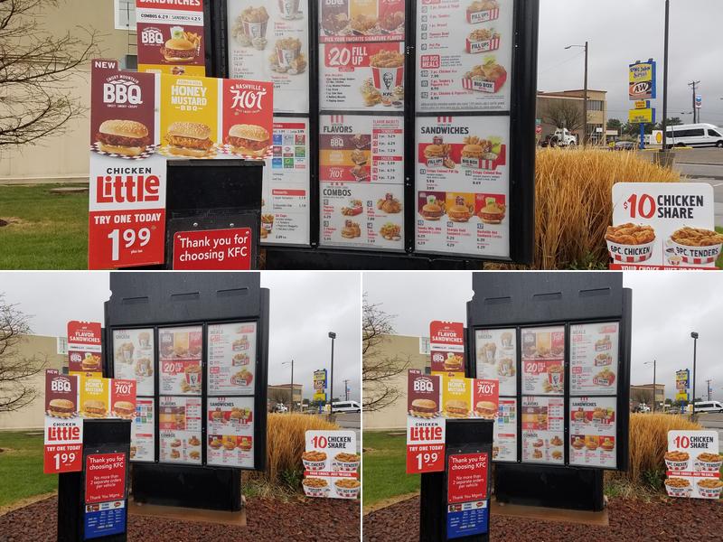 KFC Menu