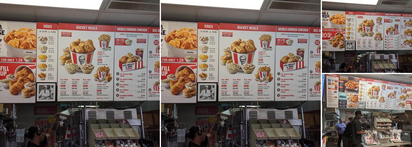 KFC Menu