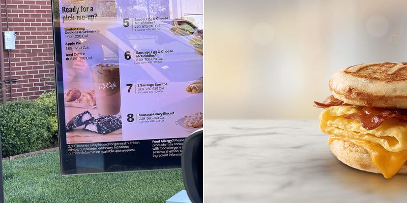 McDonald's Menu