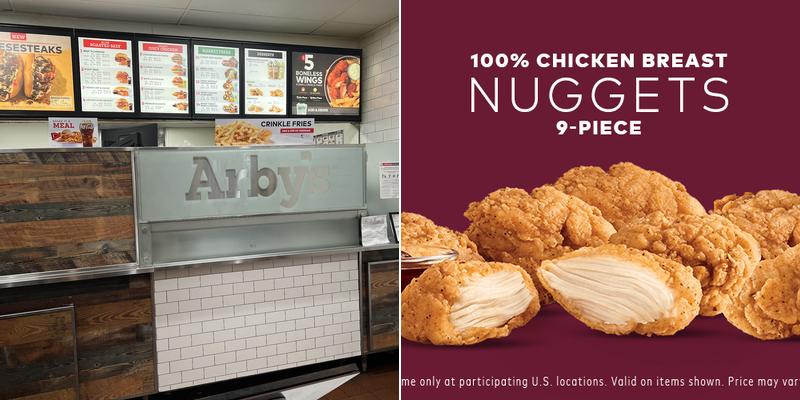 Arby's Menu