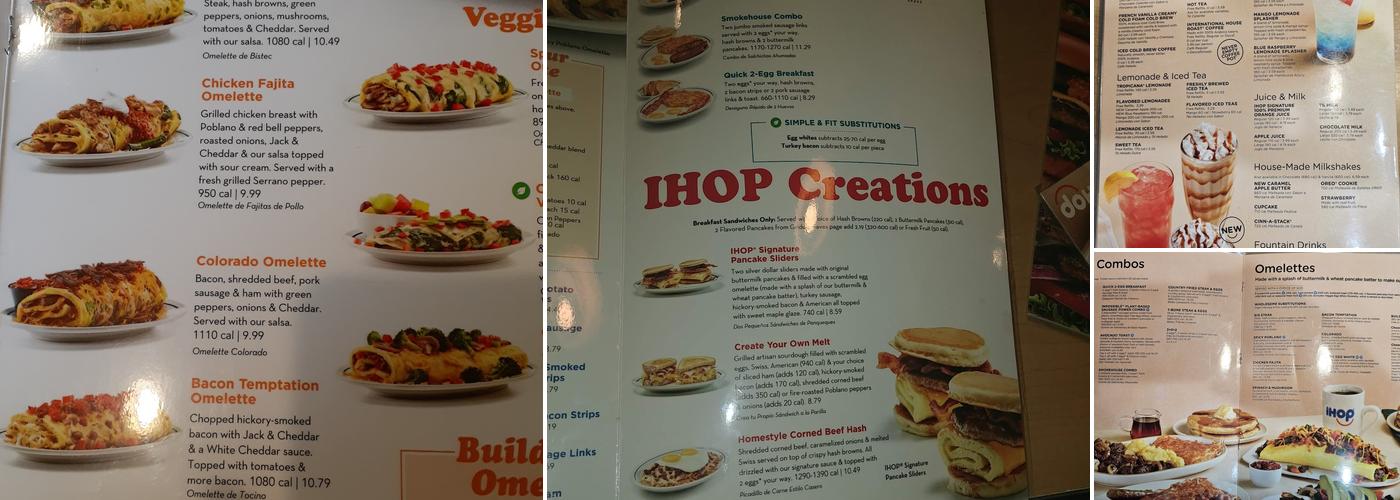 IHOP Menu