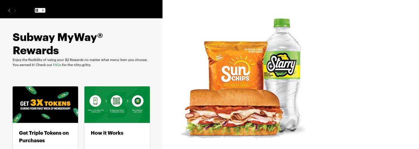Subway Menu