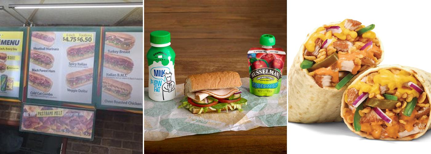 Subway Menu