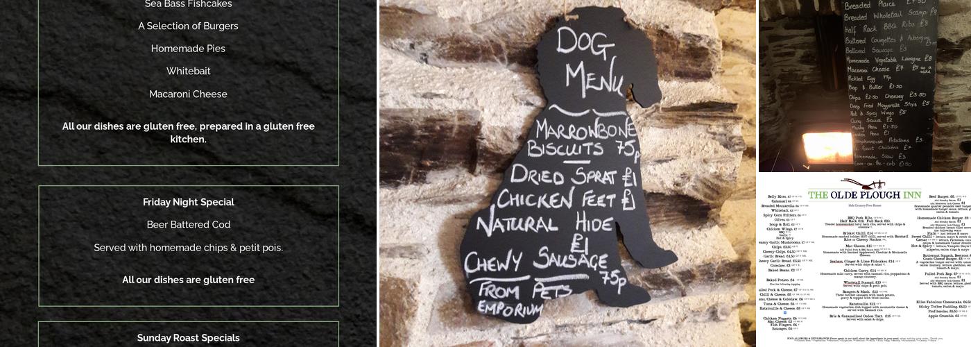 The Olde Plough Inn Menu