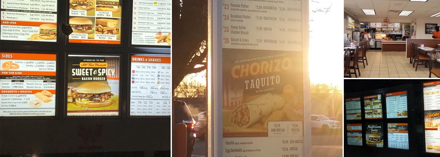 Whataburger Menu