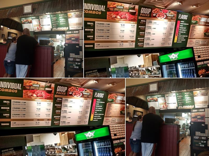 Wingstop Menu