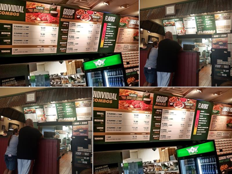 Wingstop Menu