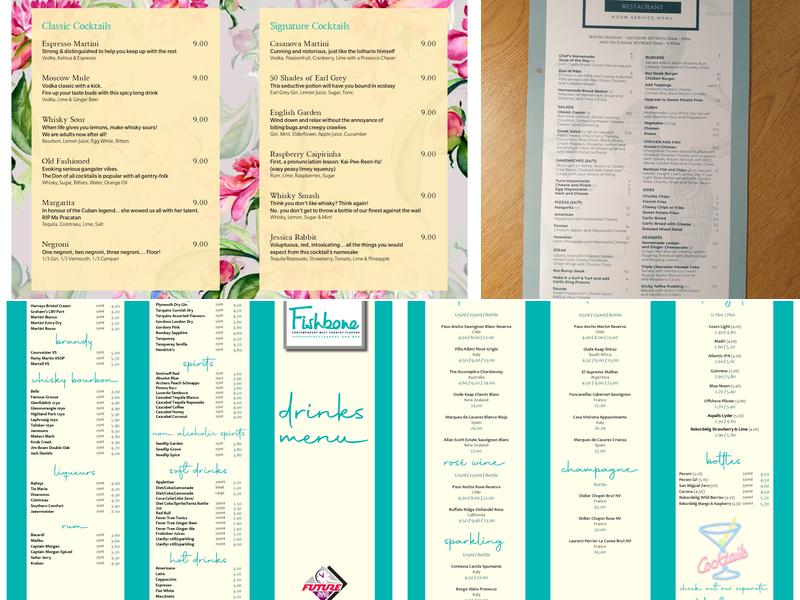 Future Inn Plymouth Menu