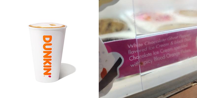 Dunkin' Menu