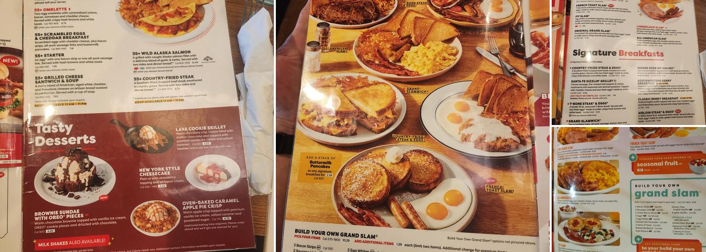 Denny's Menu