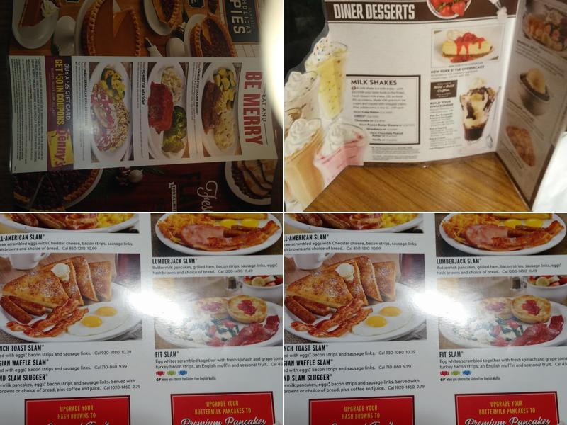 Denny's Menu