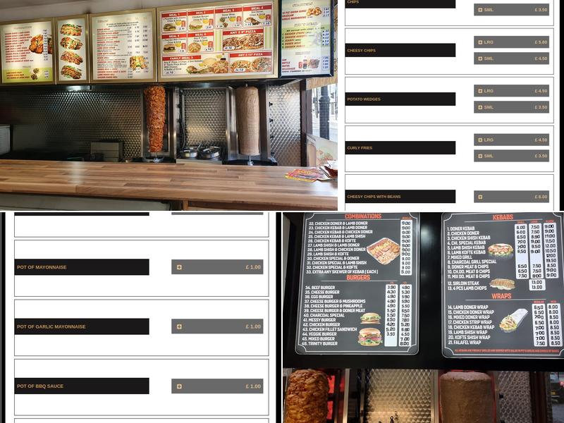 Fareham Charcoal Grill Menu