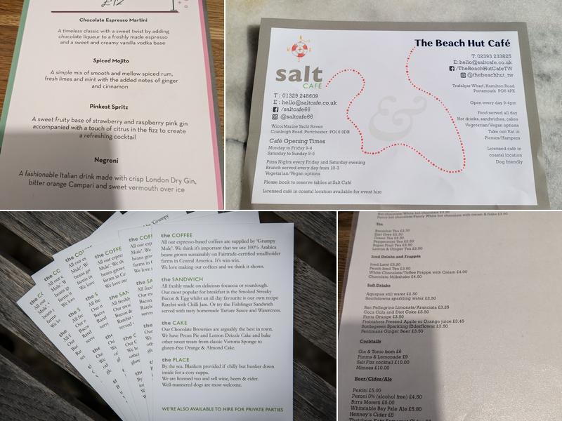 Salt Café Menu
