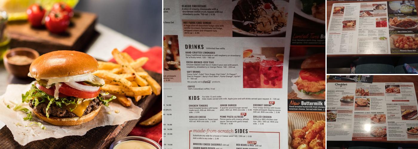 Cheddar's Scratch Kitchen Menu