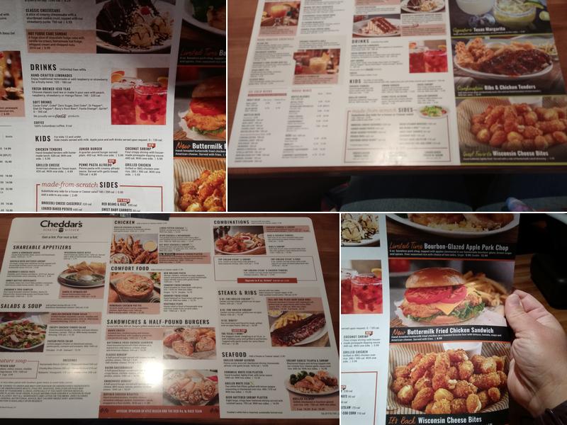 Cheddar's Scratch Kitchen Menu