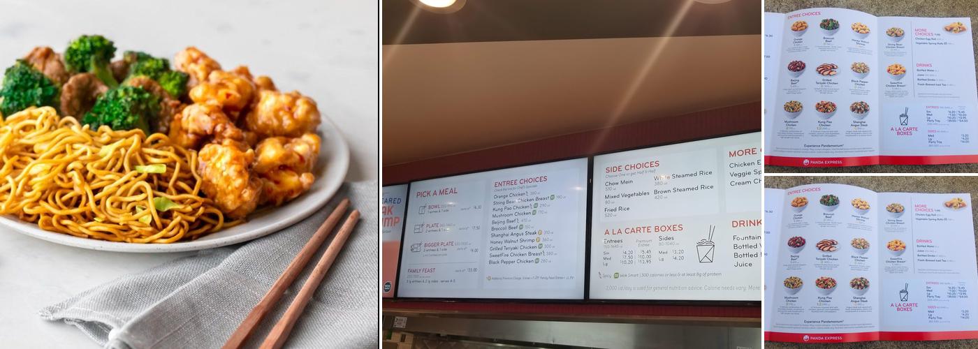 Panda Express Menu