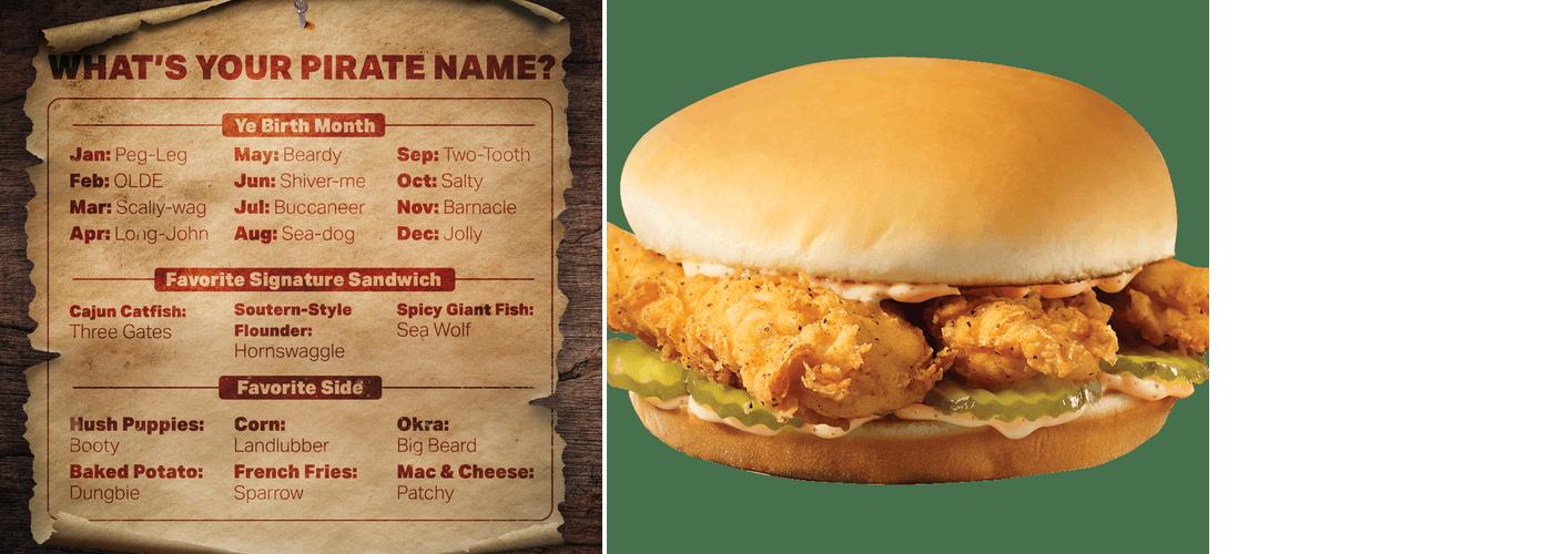 Captain D's Menu